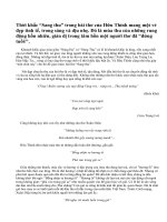 Nét đẹp chuyển thu trong bài thơ Sang thu của Hữu Thỉnh