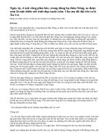 Đóng vai nhân vật Âu Cơ kể lại câu chuyện Con Rồng Cháu Tiên