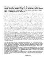 Em hãy phát biểu cảm nghĩ của em về nhân vật ông Sáu