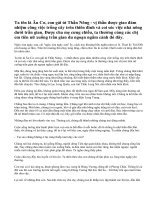 Trong vai Âu Cơ, hãy kể lại câu chuyện Con Rồng, cháu Tiên