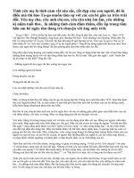 Bình giảng bài thơ Mây và sóng của hào Ta-go .