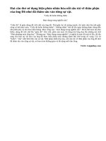 Phân tích giá trị biểu cảm của hai câu thơ sau trong bài thơ ông đồ của Vũ Đình Liên: Giấy đỏ buồn không thắm. Mực đọng trong nghiên sầu