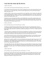 Các thời kì phát triển lịch sử dân tộc