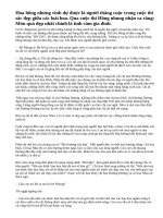 Tưởng tượng một cuộc thi sắc đẹp của các loài hoa và trong vai một loài hoa, em hãy kể lại cuộc thi đó