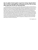 Dựa vào tác phẩm Chuyện người con gái Nam xương của Nguyẻn Dữ, em hãy hãy viết một đoạn văn nghị luận có câu chủ đề: Vũ Nương là một ngơởi phụ nữ đáng thương