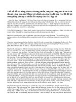 Phát biểu cảm nghĩ của về truyện Làng của Kim Lân.