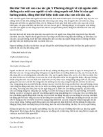 Hãy bình luận nội dung bài thơ Nói với con của Y Phương (Bài 8)