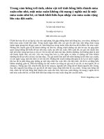 Cảm nhận của em về khổ thơ sau:Ta làm con chim hót ... Một nốt trầm xao xuyến