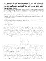 Bài 1 Phân tích bài thơ Mùa xuân nho nhỏ của Thanh Hải.