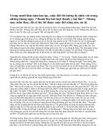 Đóng vai Thúy Kiều kể lại cho mọi người nghe việc báo ân báo oán