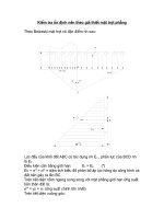 Kiểm tra ổn định nền theo giả thiết mặt trượt phẳng 