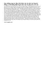 Tại sao nói Nguyên Hồng là nhà văn của phụ nữ và trẻ em? Viết đoạn văn đưa ra lời lí giải của em