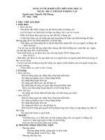 GIÁO AN TÍCH hợp LIÊN môn SING HOC 11 tiết 20   bài 17 hô hấp ở ĐỘNG vật 