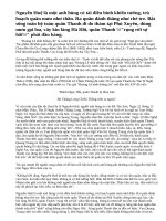 Phân tích và nêu cảm nghĩ về hồi thứ mười bốn Hoàng Lê nhất thống chí.