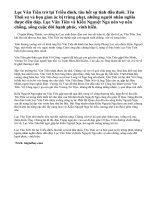 Tóm tắt Truyện Lục Vân Tiên.