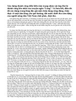 Phân tích diễn biến tâm trạng nhân vật ông Hai trong truyện ngắn Làng của Kim Lân