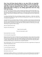 Phân tích bài thơ Đoàn thuyền đánh cá của Huy Cận (bài 1)