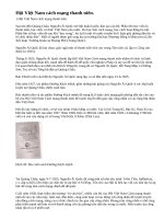 Sự ra đời và hoạt động của ba tổ chức cách mạng