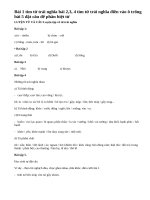 Luyện tập về từ trái nghĩa trang 43 sgk tiếng việt lớp 5