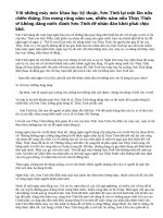 Hãy tưởng tượng cuộc đọ sức của Sơn Tinh và Thuỷ Tinh trong điều kiện ngày nay với máy xúc, máy ủi, xi măng cốt thép, …