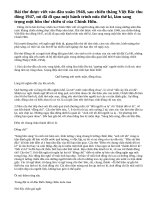 Phân tích bài thơ Đồng chí của Chính Hữu để làm nổi bật vẻ đẹp tâm hồn của người nông dân mặc áo lính thời 9 năm kháng chiến chống Pháp.