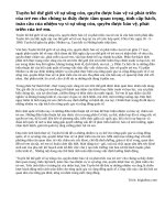 Giới thiệu về văn bản Tuyên bố thế giới về sự sống còn, quyền được bảo vệ và phát triển của trẻ em