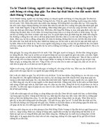 Ta là Thánh Gióng… Hùng vương thứ sáu.... Dựa vào truyền thuyết Thánh Gióng em hãy kể tiếp câu chuyện trên