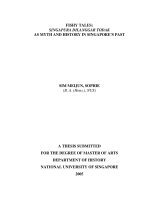 Singapura dilanggar todak as myth and history in singapores past