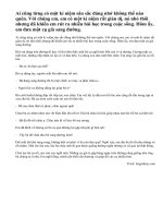 Hãy kể lại một lần em làm việc tốt