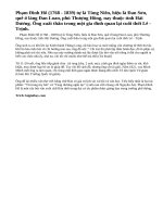 Giới thiệu một vài nét về Phạm Đình Hổ và tác phẩm: Vũ trung tuỳ bút.