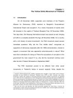 The thai yellow shirts movement as a struggle for class recognition