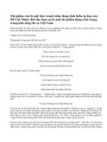 Phân tích bài thơ Vọng Nguyệt (Ngắm trăng) của Hồ Chí Minh