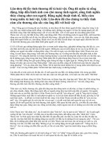 Cảm nghĩ của em sau khi đọc Con chó Bấc trích tiểu thuyết Tiếng gọi nơi hoang dã của G.Lân-đơn.