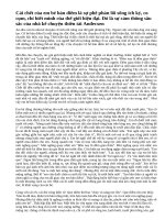 Cảm nhận của em vẻ truyện Cô bé bán diêm của Andécxen