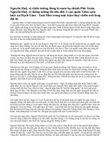 Nêu cảm nhận về hình tượng người anh hùng Nguyễn Huệ khi đọc Hồi thứ mười bốn rút trong cuốn Hoàng Lê nhất thống chí.