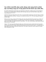 Nội chiến Quốc-Cộng (1927-1937) diễn ra như thế nào ?