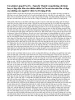 Phân tích vẻ đẹp thiên nhiên và con người trong Lặng lẽ Sa Pa của Nguyễn Thành Long.