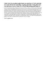 Tại sao nói rằng trong truyện ngắn Chiếc lá cuối cùng của O.Hen-ri, chiếc lá cụ Bơ-men vẽ trên tưòng là một kiệt tác?