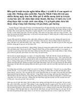 Cảm nhân về truyện Bến quê của Nguyễn Minh Châu.