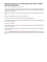 Nêu nội dung cơ bản của Luận cương chính trị (10-1930) của Đảng Cộng sản Đông Dương