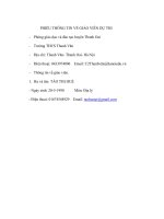 Tích hợp môn giáo dục công dân và môn hóa học, môn sinh học vào bài 17 “ô nhiễm môi trường đới ôn hòa” 