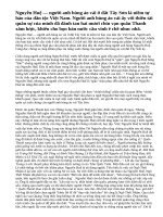 Nêu cảm nghĩ về người anh hùng Nguyễn Huệ trong Hồi thứ mười bốn của tác phẩm Hoàng Lê nhất thống chí