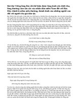 Bài 2: Cảm nhận của em trước lòng kính yêu tha thiết của nhân dân miền Nam đối với Chủ tịch Hồ Chí Minh trong bài Viếng lăng Bác của nhà thơ Viễn Phương (Bài 3)