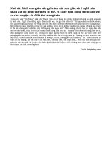 Viết đoạn văn nhận xét về những hình ảnh so sánh trong văn bản Tôi đi học của nhà văn Thanh Tịnh