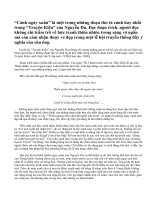 Cảm nhận của em về đoạn trích cảnh ngày xuân