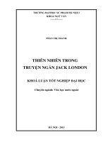 Thiên nhiên trong truyện ngắn jack london