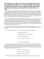 Trong lời ru … người dân yêu nước. Phân tích bài thơ Khúc hát ru những em bé lớn trên lưng mẹ - Nguyễn Khoa Điềm để chứng minh ý kiến trên