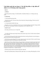 Tả ngôi nhà em đang ở bài 1