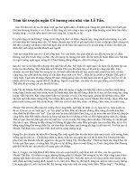 Tóm tắt truyện ngắn Cố hương của nhà văn Lỗ Tấn.