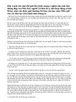 Phân tích bài Đấu tranh cho một thế giới hòa bình của G.G. Mác-két.